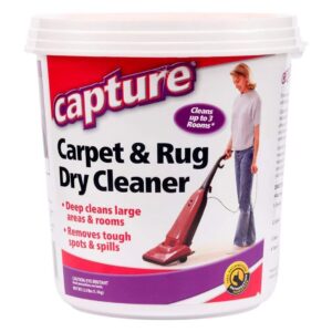 Capture Carpet & Rug Dry Cleaner (2.5lb) & Pre-Mist Soil Release for Carpet Dry Cleaner, Carpet Cleaning Pre Spray (2 Pack) - Bundle