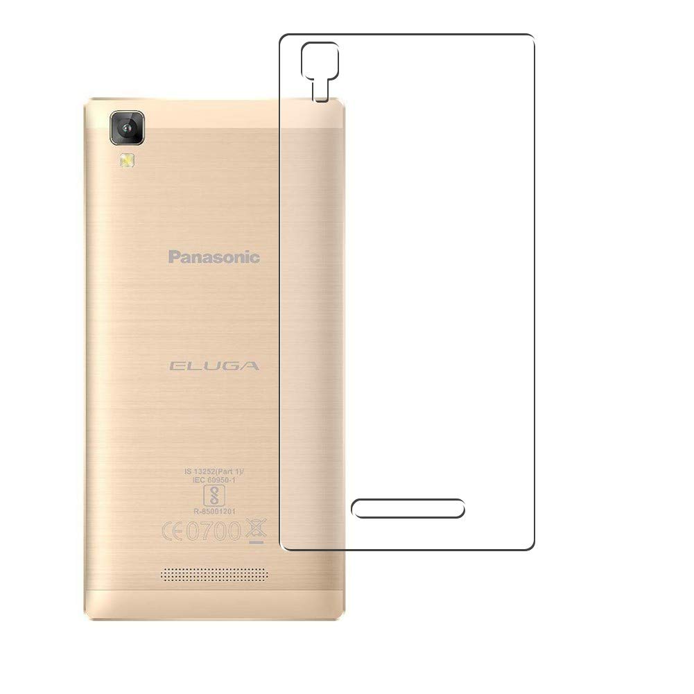 Puccy 2 Pack Back Screen Protector Film, compatible with Panasonic ELUGA A2 TPU Guard Cover （ Not Tempered Glass/Not Front Screen Protectors）