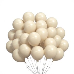 white sand balloons 5 inch 50 pcs cream white party balloons for baby shower wedding happy birthday decoration off white helium balloons