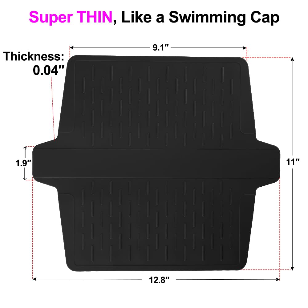 Sink Saddle Ultra Thin Silicone Sink Divider Mat Cukwily Weak Suction Kitchen Sink Protector Super Soft Sink Mat No Odor 12.8'' x 11''