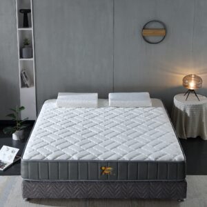 YISHEN 10-inch Full sponge gel memory foam Mattress Box Bed, Support and DecomPression, Breathable Soft Fabric Cover, Medium Hardness, 31 Years of Mattress Experience to Make a Comfortable Mattress