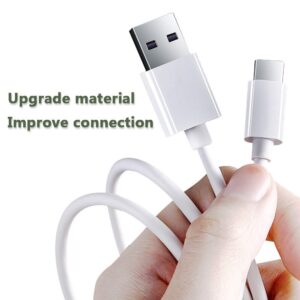 2 Psc USB-C Charger Charging Cable Cord for Samsung Smart tv Remote Control, Samsung Frame tv Remote Solar, TOZO T12 T10 NC9 NC7 NC2 G1 A1 T12 Pro W1 W3 W8 PB2 Earbuds