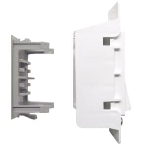 Pass & Seymour Mobile Home/RV White Self-Contained Rocker Switch w/Snap On Plate