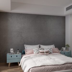 16"×591" extra thick dark grey black concrete wallpaper peel and stick 3d concrete cement contact paper stained vinyl matte textured removable walls sticker for kitchen living room bedroom basement