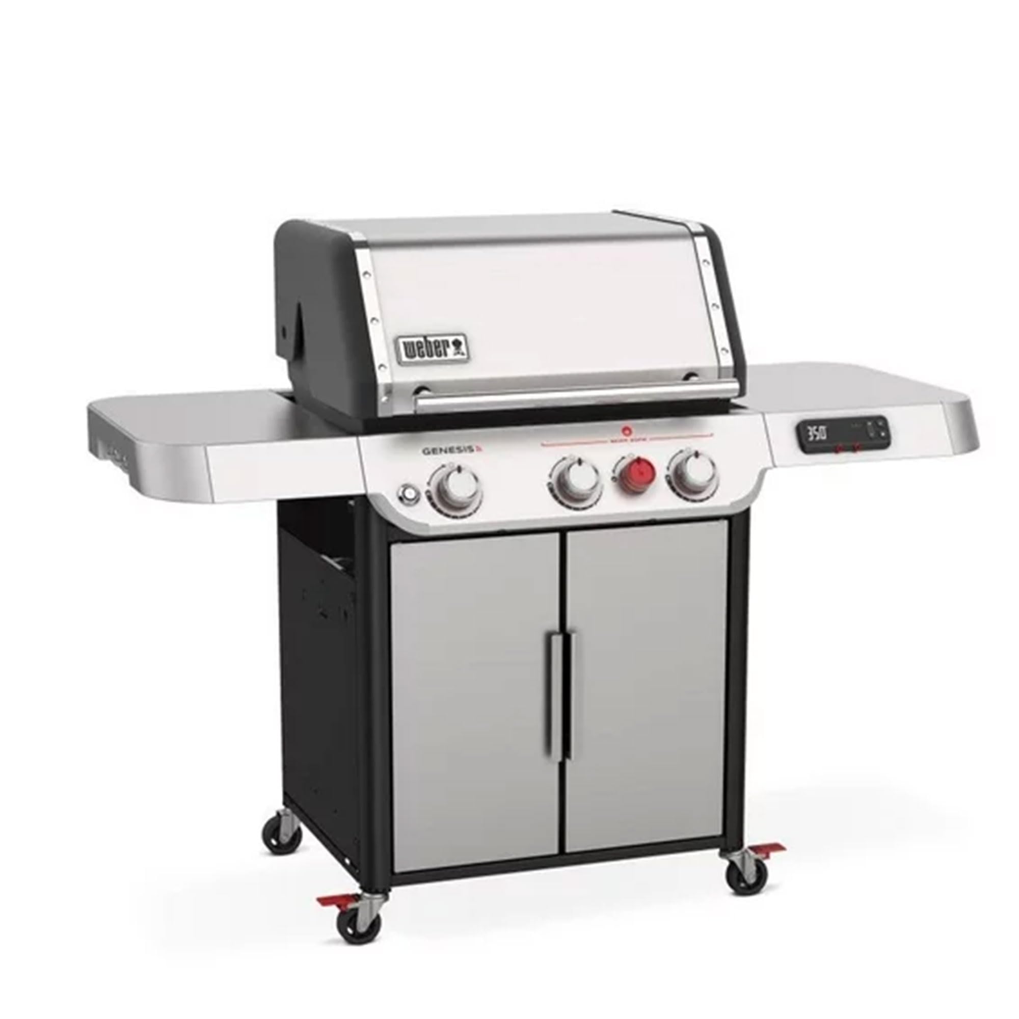 Weber Genesis Smart SX-325S Liquid Propane Gas Smart Grill, Stainless Steel