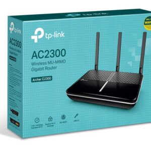 TP-LINK (Archer C2300) AC2300 (600+1625) Wireless Dual Band GB Cable Router, USB 3.0, MU-MIMO (Renewed)