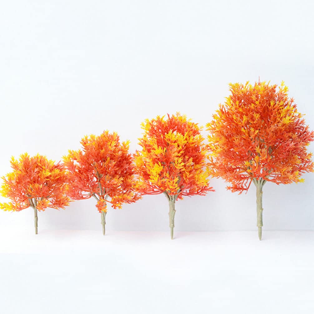 Totority Fall Decor Fall Decor Home Decor Model Maple Trees Miniature Model Trees Model Scenery Trees for DIY Crafts Building Landscape Natural Fish Tank Ornaments Fall Decor Home Decor Home Decor