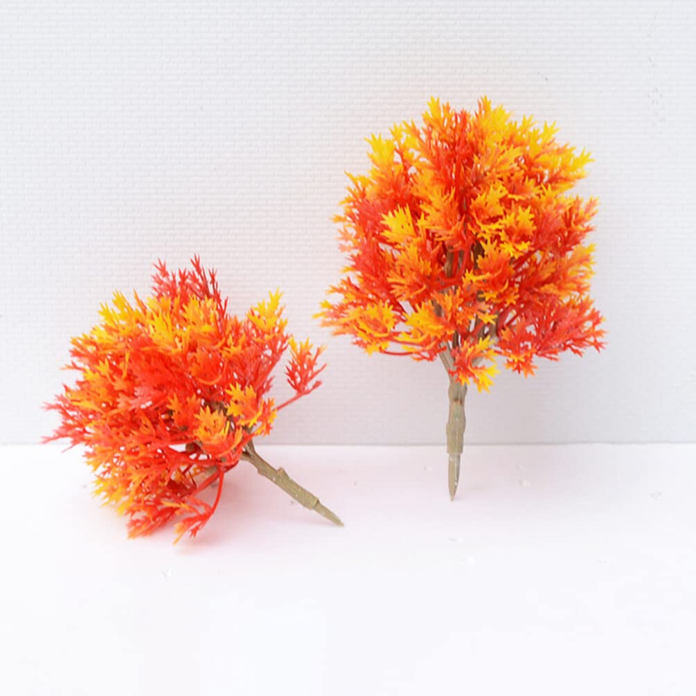 Totority Fall Decor Fall Decor Home Decor Model Maple Trees Miniature Model Trees Model Scenery Trees for DIY Crafts Building Landscape Natural Fish Tank Ornaments Fall Decor Home Decor Home Decor