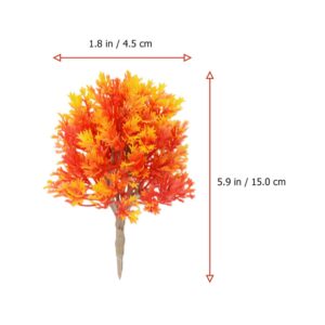 Totority Fall Decor Fall Decor Home Decor Model Maple Trees Miniature Model Trees Model Scenery Trees for DIY Crafts Building Landscape Natural Fish Tank Ornaments Fall Decor Home Decor Home Decor