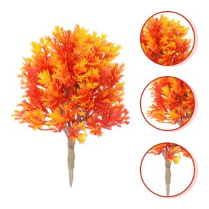 Totority Fall Decor Fall Decor Home Decor Model Maple Trees Miniature Model Trees Model Scenery Trees for DIY Crafts Building Landscape Natural Fish Tank Ornaments Fall Decor Home Decor Home Decor