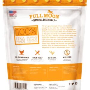 Full Moon All Natural Human Grade Dog Treats, Essential Chicken Savory Bites, 16 Ounce