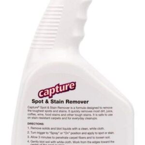 Capture Carpet Total Care Kit 400 & Capture Spot and Stain Remover (32 oz), Couch, Sofa Cleaner and Stain Remover - Bundle