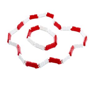 hobby fans 120 pieces rc car racing track drift runway drift field fence for 1/14 1/16 1/18 1/24 1/28 mini rc car (red+white)