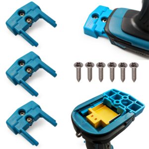 perch tool organization for makita 18v tools (3 holders) | made in usa | patented snap-fit locks tools into place | hardware included | strongest makita tool mount