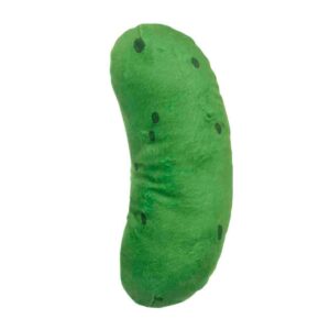 Buckle-Down Dog Toy, Comedy, Plush Squeaker Rick and Morty Pickle Rick Greens, DTPT-RMYR 10" x 3"