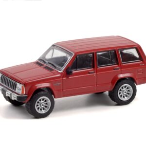 1985 Cherokee Pioneer Red All Terrain Series 12 1/64 Diecast Model Car by Greenlight 35210 A