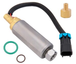 861155a3 electric fuel pump for mercury mercruiser marine boat 4.3l 5.0l 5.7l v6 v8 replaces part# 861155a3 861155-2 18-8868 low pressure fuel pump