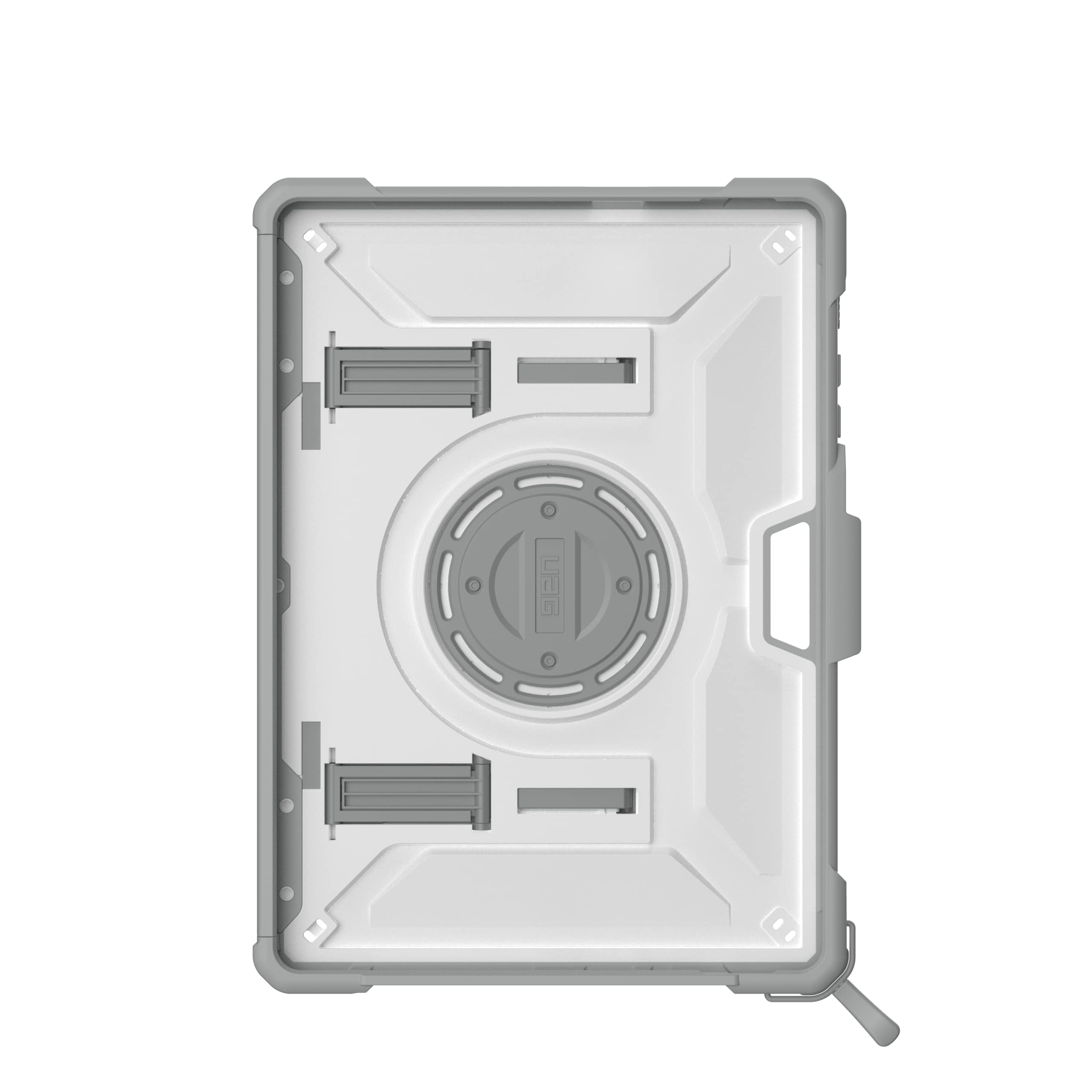 URBAN ARMOR GEAR UAG Designed for Microsoft Surface Go 4 / Surface Go 3 / Surface Go 2 / Surface Go Case 10.5" Plasma w/Hand Strap & Shoulder Strap Featherlight Drop Tested Cover White/Grey