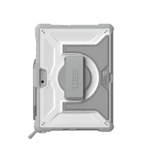 URBAN ARMOR GEAR UAG Designed for Microsoft Surface Go 4 / Surface Go 3 / Surface Go 2 / Surface Go Case 10.5" Plasma w/Hand Strap & Shoulder Strap Featherlight Drop Tested Cover White/Grey