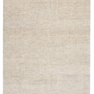 SAFAVIEH Metro Collection Area Rug - 8' x 10', Ivory & Grey, Handmade Wool, Ideal for High Traffic Areas in Living Room, Bedroom (MET151F)