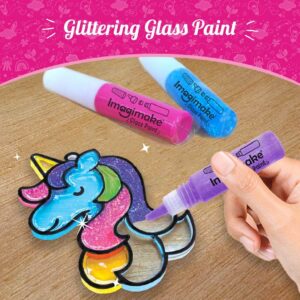 Imagimake Window Art Princess | Suncatcher Kit | Arts and Crafts for Kids Ages 6-8 | Girls Toys Age 6-8 | Unicorn Gifts for Girls Age 6-8 | 7 Year Old Girl Birthday Gifts