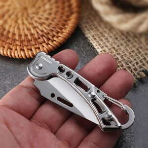 Pocket Folding Knife, Tactical Knife, Super Sharp Blade only 2.2 inch, Good for Camping Survival Indoor and Outdoor Activities, Easy-to-Carry, Mens Gift (Red)