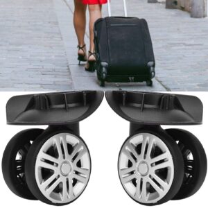 Luggage Wheel,Mute Double Row Wheel Suitcase Luggage Replacement Universal Outdoor Accessories