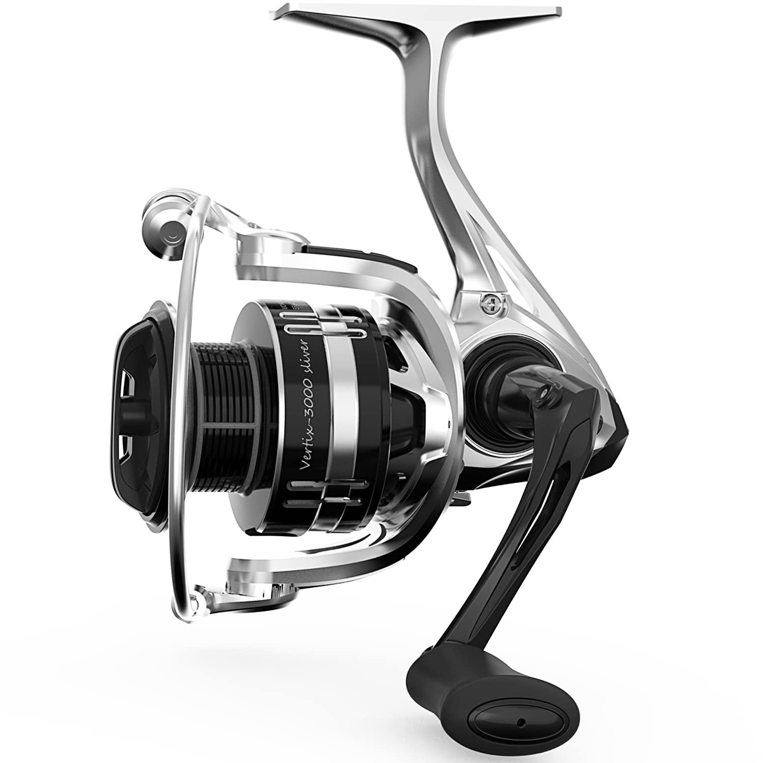 Spinning Reel Tempo - New Vertix Fishing Reel,10+1 BB Light Weight &Durable -Stainless Steel Main Shaft, Collapsible Alu. Handle- Ultra Smooth Powerful with Carbon Fiber Drag