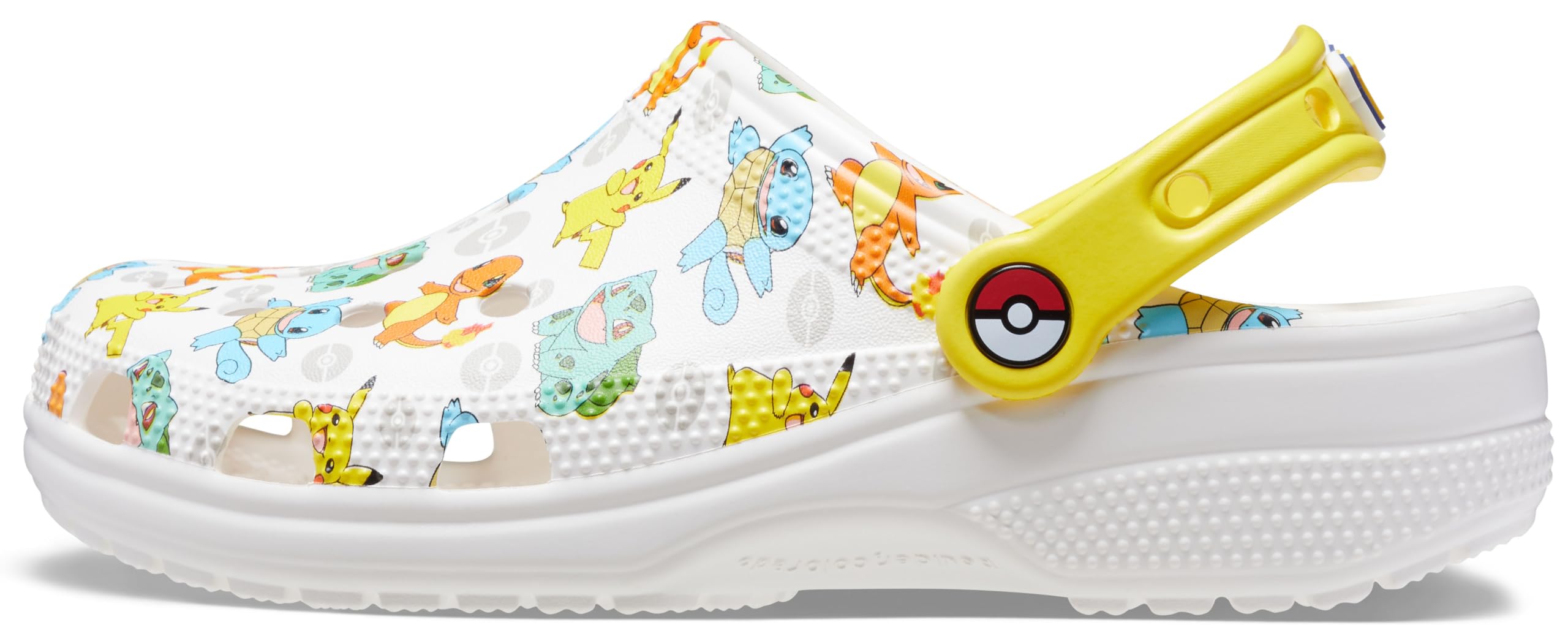 Crocs Unisex Classic Pikachu Clogs, Pokemon Shoes, White/Multi, Numeric_6 US Men