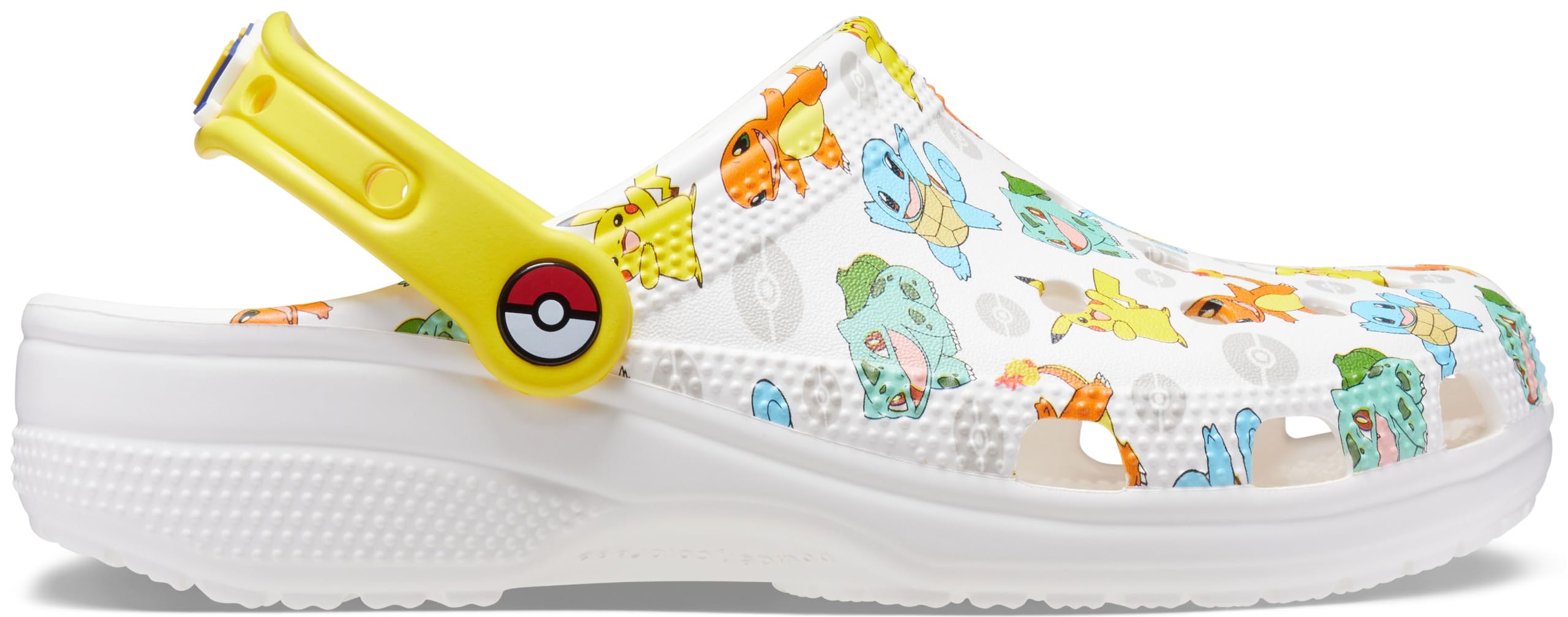 Crocs Unisex Classic Pikachu Clogs, Pokemon Shoes, White/Multi, Numeric_6 US Men