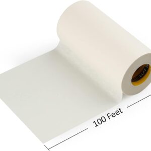 LLPT Transfer Tape for Vinyl 6 Inch x 100 Ft Pick Vinyl Easily Without Bubbles Residue for Craft Cutters Stickers Decals Glass Windows Doors Signs DIY Projects (TT6100P)