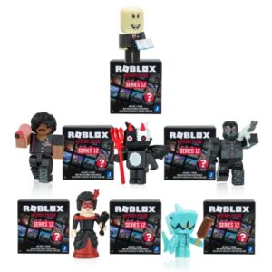 roblox action collection - series 12 mystery figure 6-pack [includes 6 exclusive virtual items]