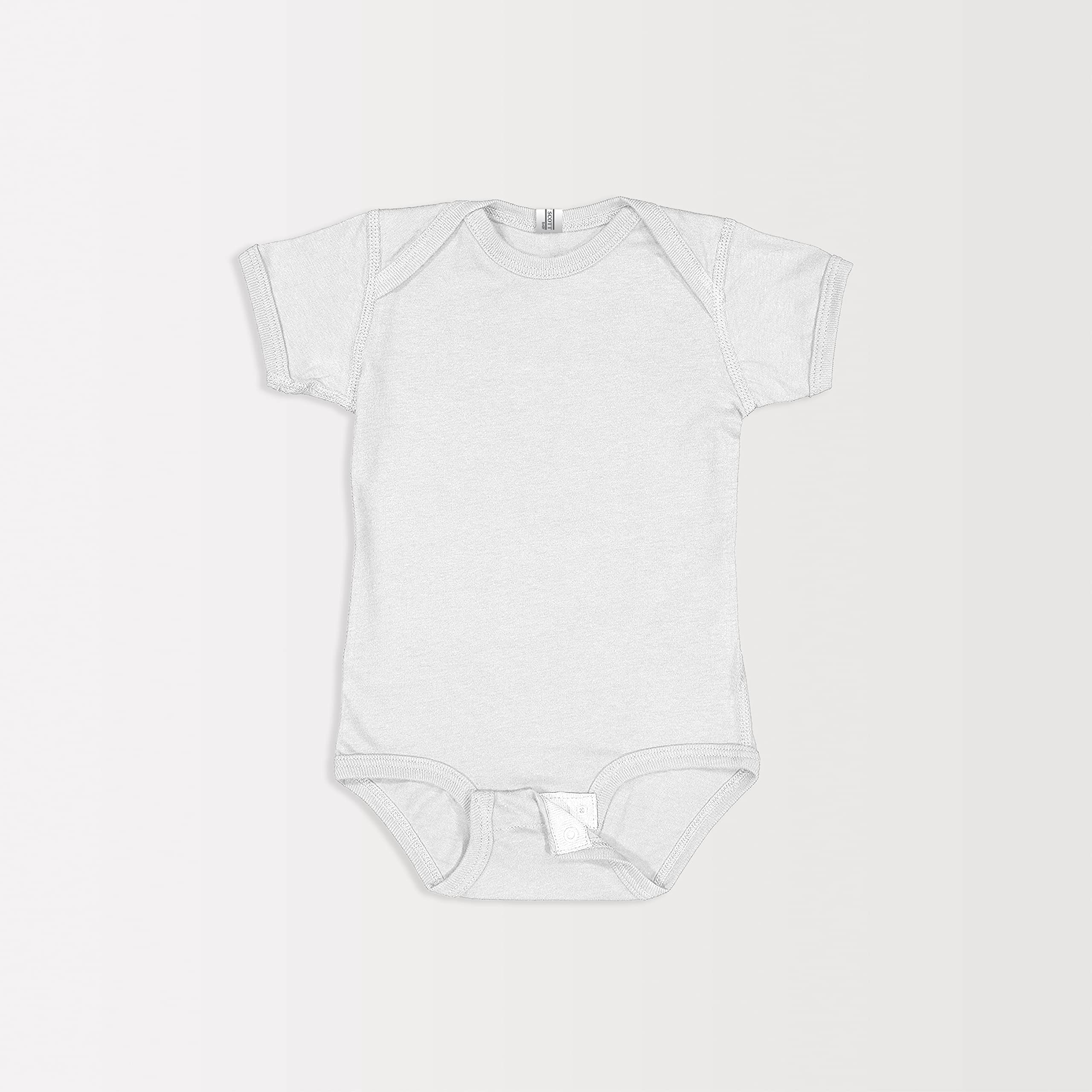 Andrew Scott Baby 10 Pack 1 Piece Body Suit | 100% Cotton | Short Sleeve | Colors