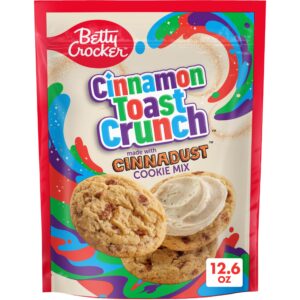 betty crocker cinnamon toast crunch cookie mix, made with cinnadust, 12.6 oz