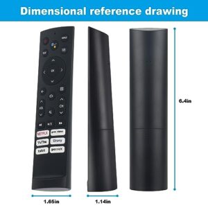 ERF3A90 Replacement Voice Remote Control fit for Hisense 85U7H 55U7G 65U8G 65U7G 55U8G 75U9DG 75U7G U7G U9G U8 U7H QLED Series 4K ULED Android Smart TV 55A76K 75A76K