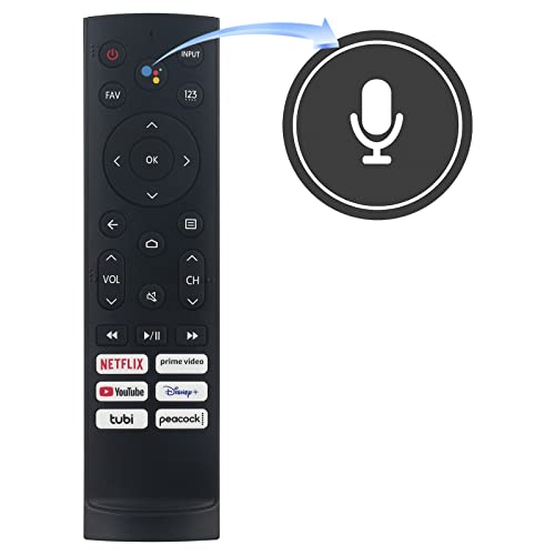 ERF3A90 Replacement Voice Remote Control fit for Hisense 85U7H 55U7G 65U8G 65U7G 55U8G 75U9DG 75U7G U7G U9G U8 U7H QLED Series 4K ULED Android Smart TV 55A76K 75A76K