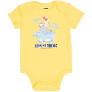 Lyrics by Lennon and McCartney Newborn Baby Boys 5 Pack Bodysuits Yellow/Red/Blue Newborn