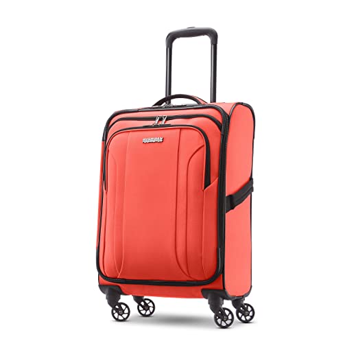 American Tourister Troupe Hardside and Softside, Chili Pepper Red, 4PC SET