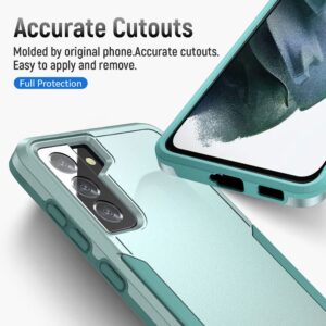 Designed for Samsung Galaxy S21 Plus Case Heavy-Duty Tough Rugged Lightweight Slim Shockproof Wireless Charging Support Protective Case for Samsung S21+ Plus 6.7"(Green)