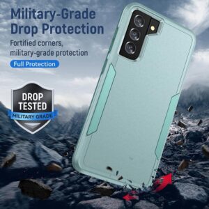 Designed for Samsung Galaxy S21 Plus Case Heavy-Duty Tough Rugged Lightweight Slim Shockproof Wireless Charging Support Protective Case for Samsung S21+ Plus 6.7"(Green)