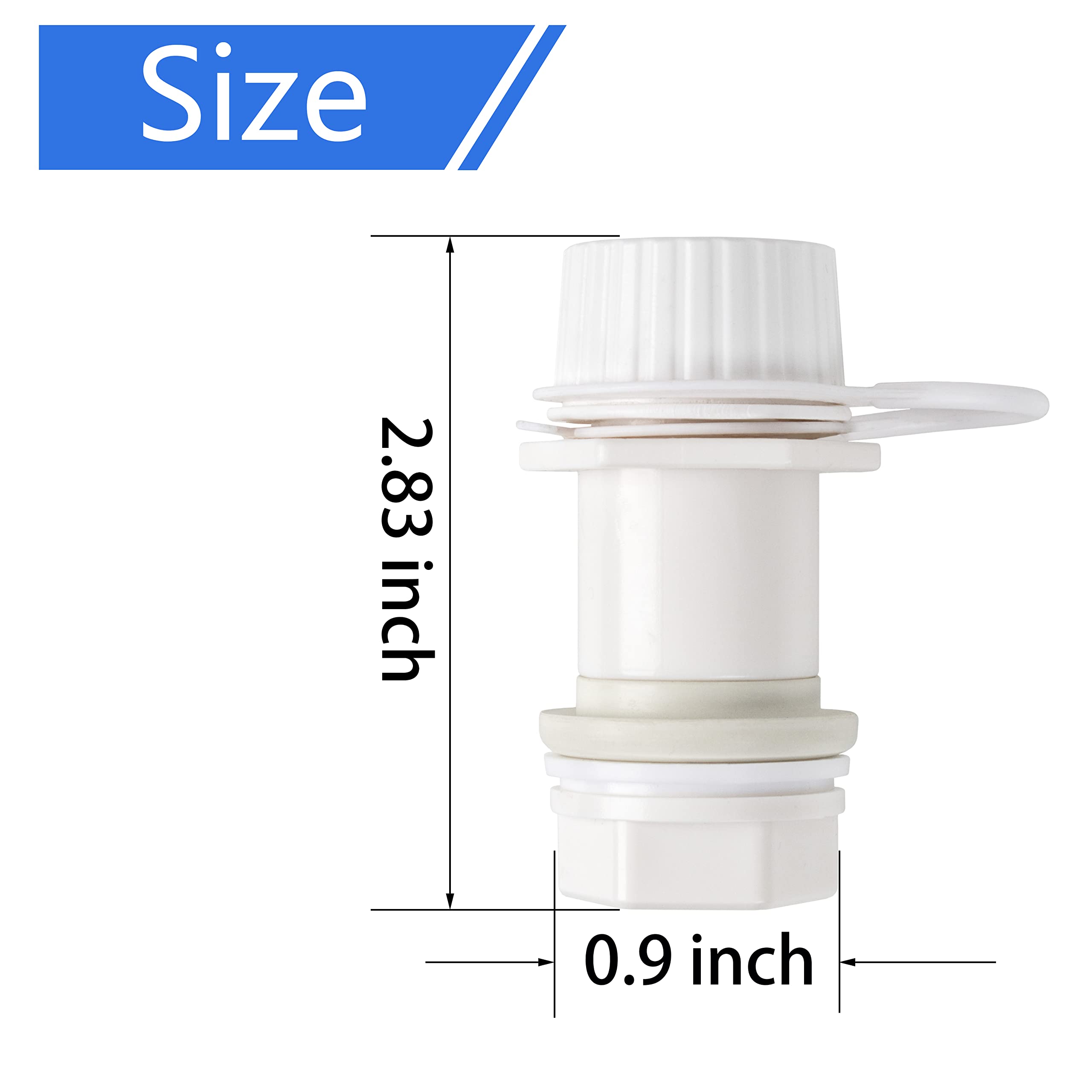 Coolers Replacement Drain Plug for Igloo Cooler, Cooler Threaded Drain Plug for Igloo Cooler Ice Chest, Igloo Cooler Drain Plug Replacement