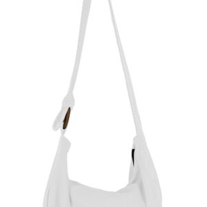 YOUR COZY Women's White Cotton Hobo Bag