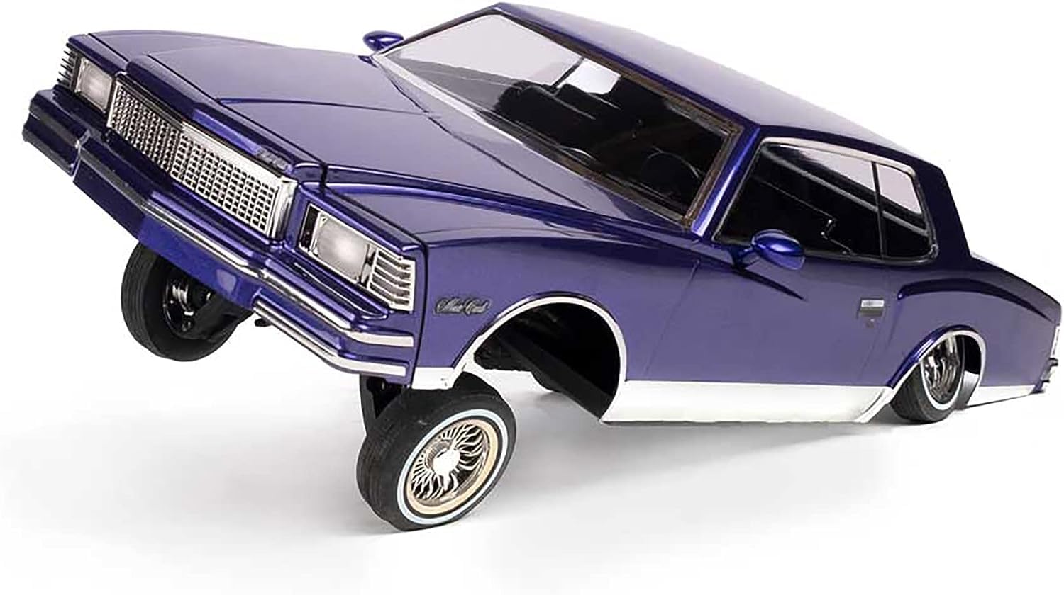 Redcat Racing 1/10 Scale Licensed 1979 Chevrolet Monte Carlo RC Car - 2.4Ghz Radio Controlled Functional Lowrider - Purple