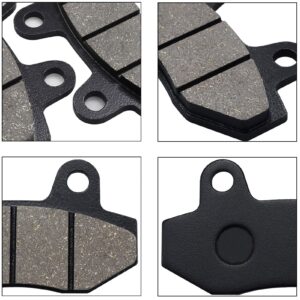 Brake Pads Front & Rear for Yamaha Rhino 660 YXR660 4x4 2004-2007 Rhino 450 YXR450 4x4 2006-2009 Raptor 700 700R YFM700 YFM700R 2006-2012