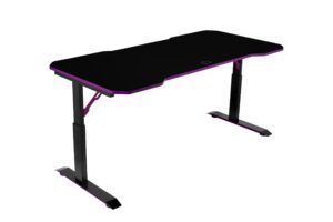 cooler master gd160 pc gamimg desk, onesize, black, purple