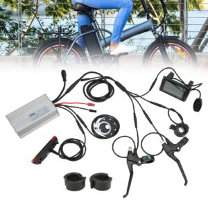 SPYMINNPOO Motor Controller Kit,36/48V 30A 1000W Electric Speed Controller with S900 Display Assist Sensor Brake Handle Wire Tail Light for E-Bike Bike