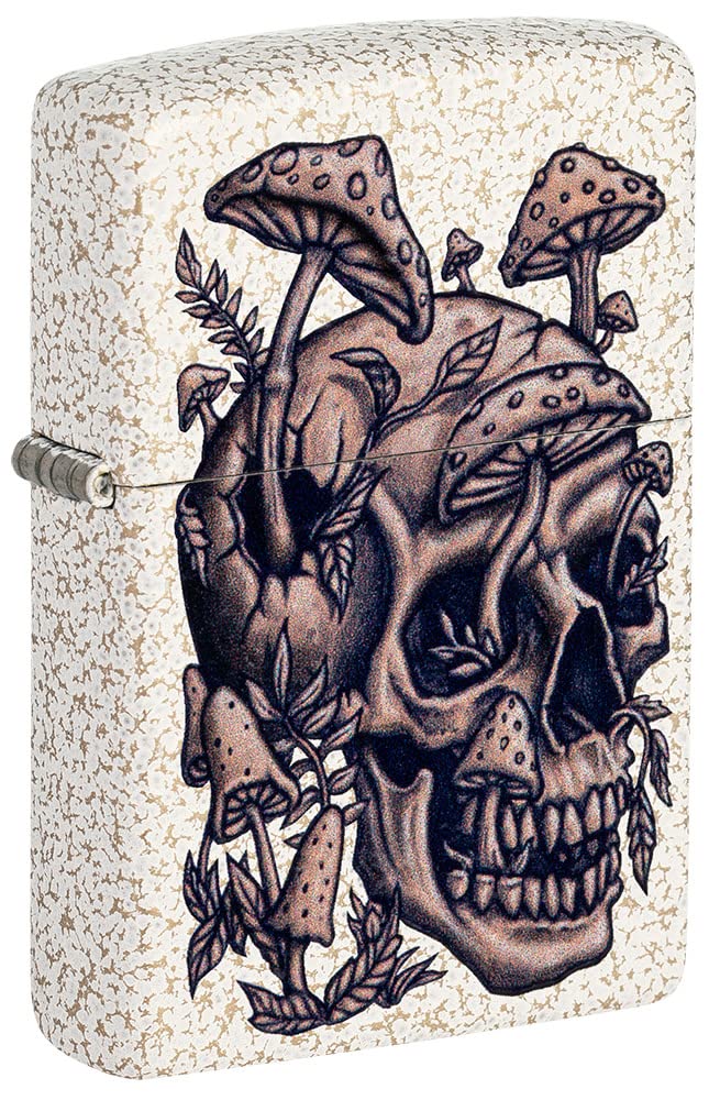 Zippo Skullshroom Design Mercury Glass Pocket Lighter