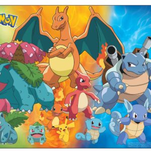 Buffalo Games - Pokemon Kanto Region Evolutions - 1000 Piece Jigsaw Puzzle for Adults Challenging Puzzle Perfect for Game Nights - 1000 Piece Finished Size Is 26.75 x 19.75