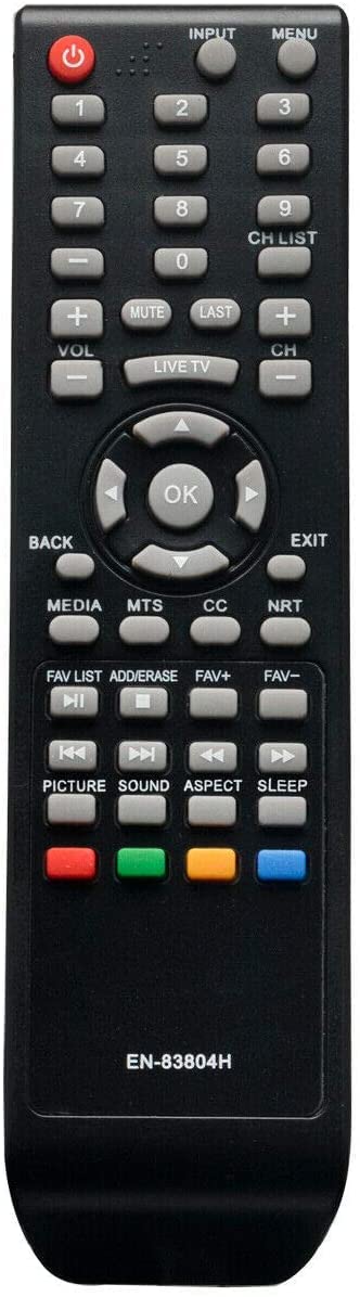 EN-83804H Replacement Remote Fit for Hisense TV 32H3D 32DU3040 32DU3050 40EU3000 32H3507 43H3080E 43H3D