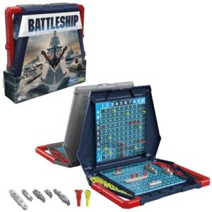 hasbro gaming battleship classic board game, strategy game for kids ages 7 and up, fun kids game for 2 players, multicolor